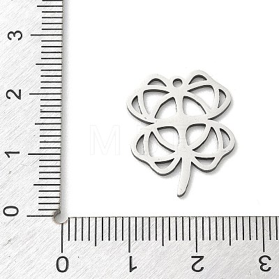Hollow 201 Stainless Steel Pendants STAS-B136-13P-1