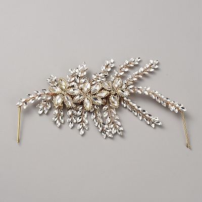 Alloy Rhinestone Hair Bobby Pins Sets OHAR-WH0014-25KCG-1