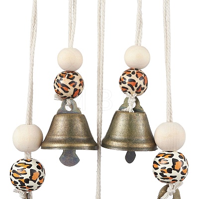 Iron Bell Wind Chimes HJEW-JM01958-1