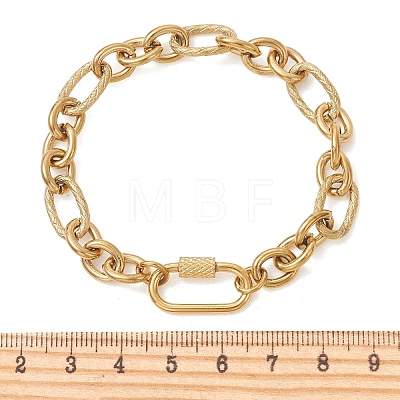 304 Stainless Steel Singapore Chains Bracelets for Women BJEW-JB14064-1