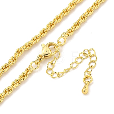 Brass Wheat Chain Necklaces for Women NJEW-G084-23LG-1