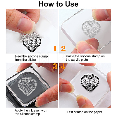 Custom PVC Plastic Clear Stamps DIY-WH0618-0046-1