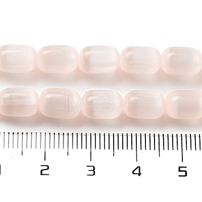 Natural Selenite Beads Strands G-F750-B-08-1