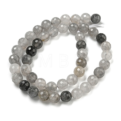 Natural Cloudy Quartz Beads Strands G-E571-A08-02-1