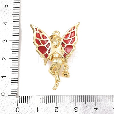 Brass Micro Pave Cubic Zirconia Pendants KK-C162-011B-1
