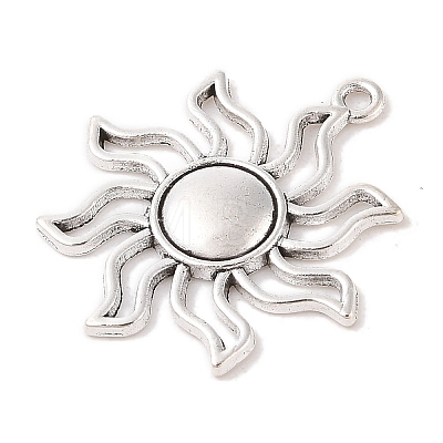 Tibetan Style Alloy Solar Eclipse Pendants X-TIBEP-R304-004AS-LF-1