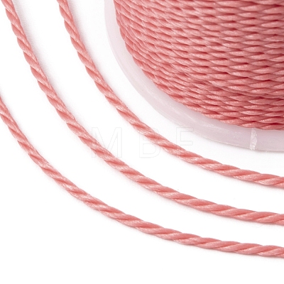 Round Waxed Polyester Cord YC-G006-01-1.0mm-28-1