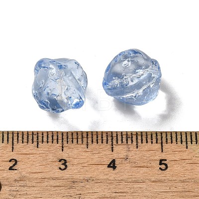 Transparent Glass Beads GLAA-D025-04D-1