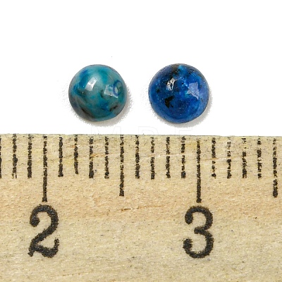 Natural Blue Agate Dyed Cabochons G-H309-03-48-1
