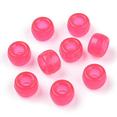 Transparent & Luminous Plastic Beads KY-T025-01-H05-1