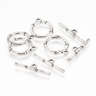 Alloy Toggle Clasps LS-PALLOY-EA9143Y-AS-RS-1