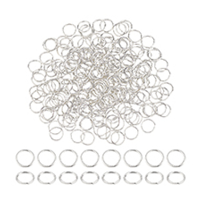 Brass Jump Rings KK-PH0006-10mm-S-1