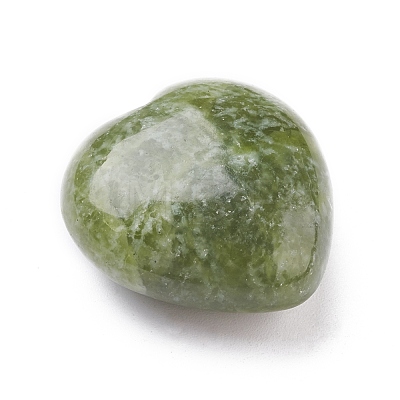 Natural Lemon Jade Heart Love Stone G-I285-06C-1