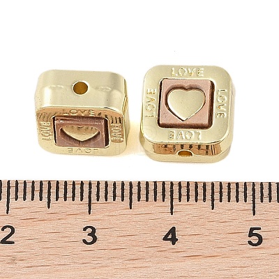 Rack Plating Alloy with Acrylic Beads FIND-B037-01G-01-1