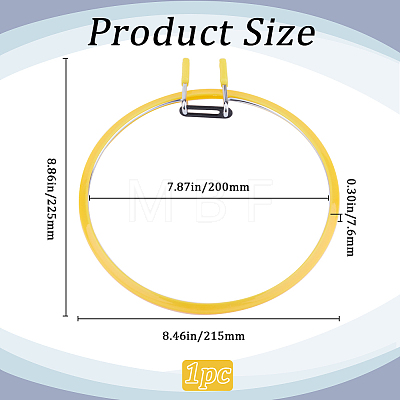 Iron Embroidery Hoops TOOL-WH20007-02C-1