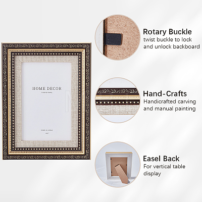 1Pc Resin Photo Frame Stand DJEW-SP0001-55A-01-1