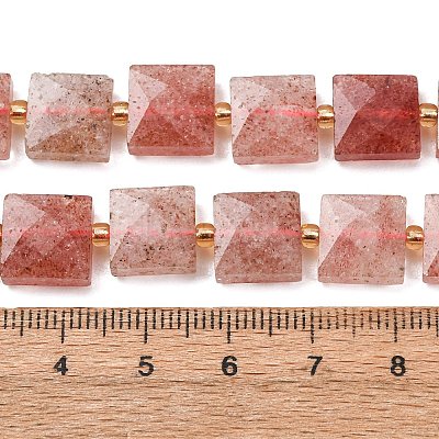 Natural Strawberry Quartz Beads Strands G-F839-A07-01-1