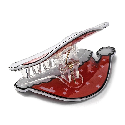 Christmas Claw Plastic Claw Hair Clips LS-PHAR-K006-01B-1