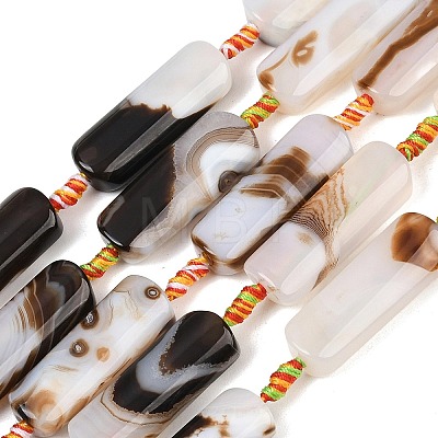 Natural Agate Beads Strands G-H342-B03-01A-1
