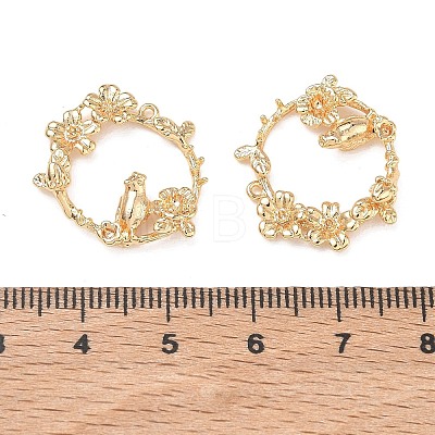 Brass Pendants KK-E805-04G-1