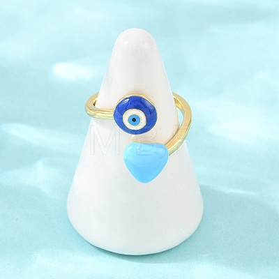 Brass Cuff Open Rings for Women KK-CBA17E5-01G-1