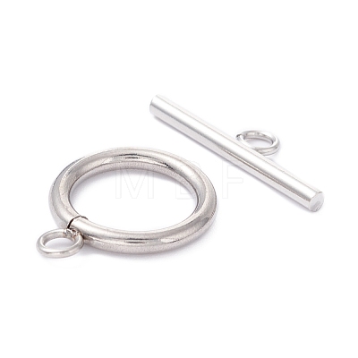 304 Stainless Steel Toggle Clasps STAS-H380-03P-1