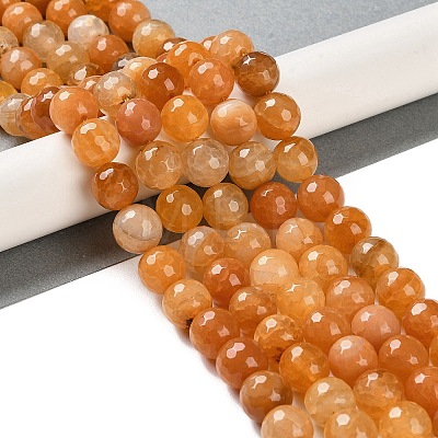 Natural Agate Beads Strands G-M437-C01-01G-1