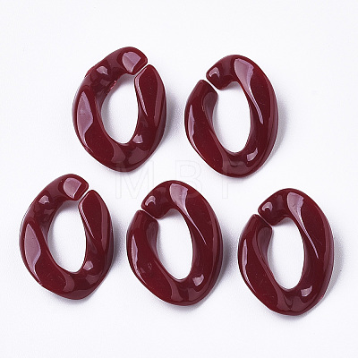 Opaque Acrylic Linking Rings OACR-T011-88F-1