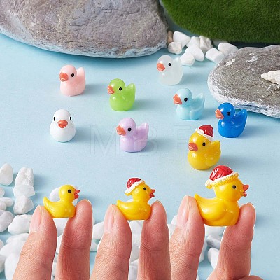 40 Pcs 4 Style Luminous Mini Ducks JX342A-1