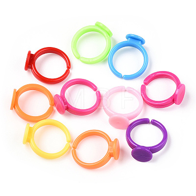 Cuff Colorful Acrylic Ring Components SACR-R740-M-1