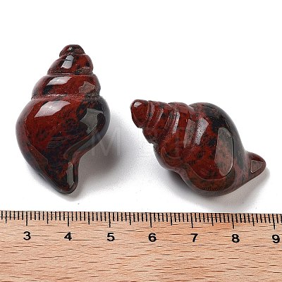 Natural Mahogany Obsidian Carved Figurines DJEW-L023-H10-1