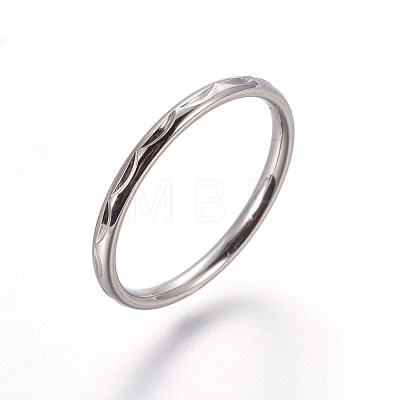 304 Stainless Steel Finger Rings RJEW-O032-01P-1