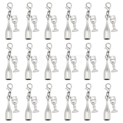 20Pcs Alloy Pendant Decorations HJEW-PH02484-1