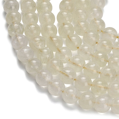 Natural Lemon Quartz(Heated) Beads Strands G-L642-B13-10mm-1