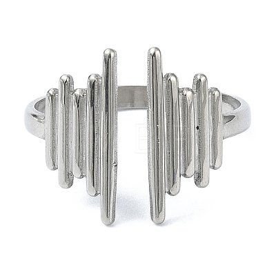 304 Stainless Steel Rings for Women RJEW-M019-06P-1