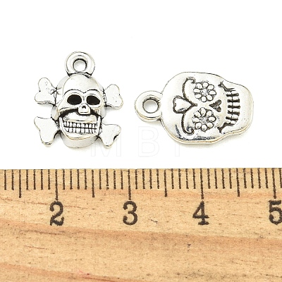 Hallowmas Theme Tibetan Style Alloy Pendants FIND-U010-16-1