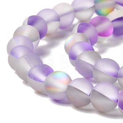 Synthetic Moonstone Beads Strands G-E573-01A-21-1