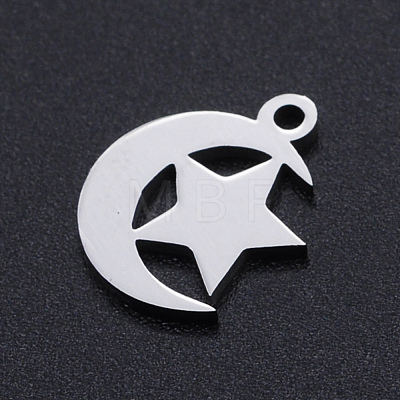 201 Stainless Steel Laser Cut Charms STAS-S105-T913-1-1