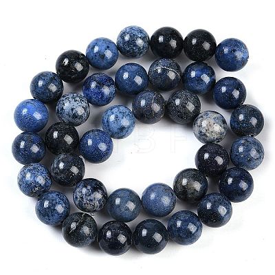 Natural Dumortierite Beads Strands G-G167-A06-10MM-1