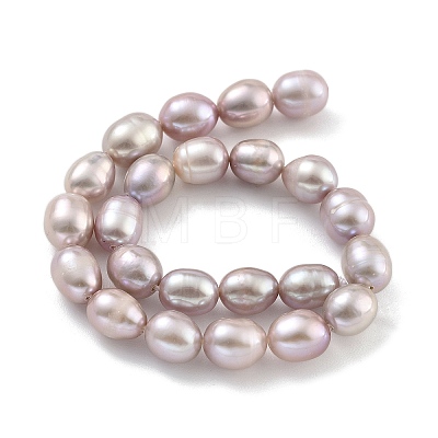 Natural Cultured Freshwater Pearl Beads Strands PEAR-P062-08J-1