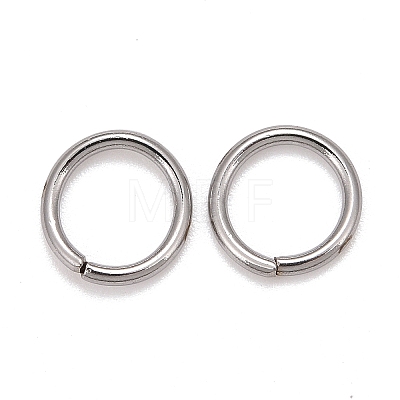 304 Stainless Steel Soldered Closed Jump Rings X-STAS-E482-15B-1