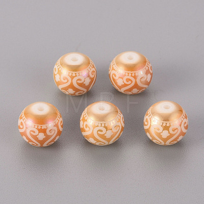 Electroplate Glass Beads EGLA-Q123-005B-1