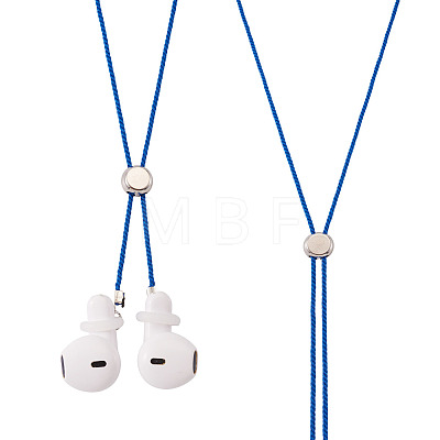2Pcs Polyester Earphone Cord Straps HJEW-TAC0170-1