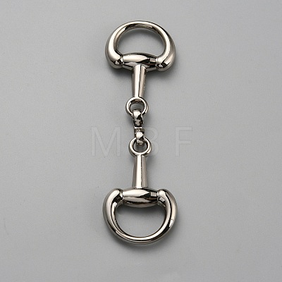 Alloy D Ring Snaffle Bit Buckles FIND-WH0152-347B-P-1