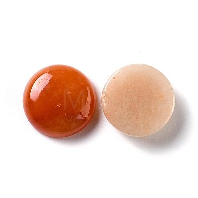 Natural Red Aventurine Cabochons G-P393-R48-14.5mm-1