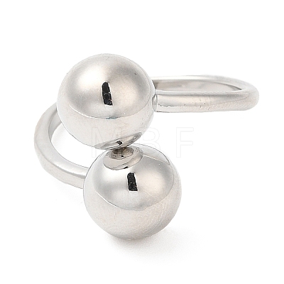 Large Ball Cluster Finger Ring RJEW-A017-01P-1