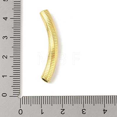 304 Stainless Steel Curved Tube Beads STAS-M071-03C-G-1