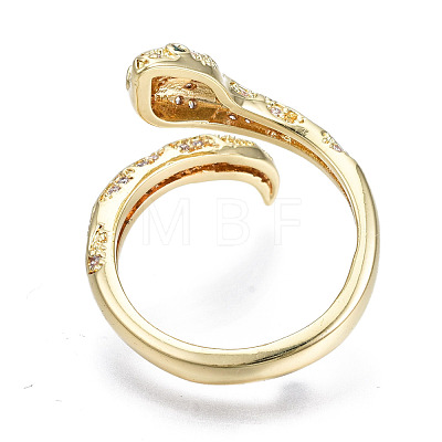 Snake Cuff Ring for Girl Women RJEW-N035-045-NF-1