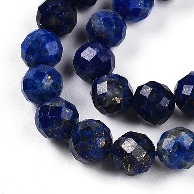 Natural Lapis Lazuli Beads Strands G-S345-6mm-24-1