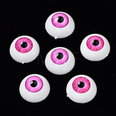 Craft Plastic Doll Eyeballs DIY-PH0019-63D-20mm-1